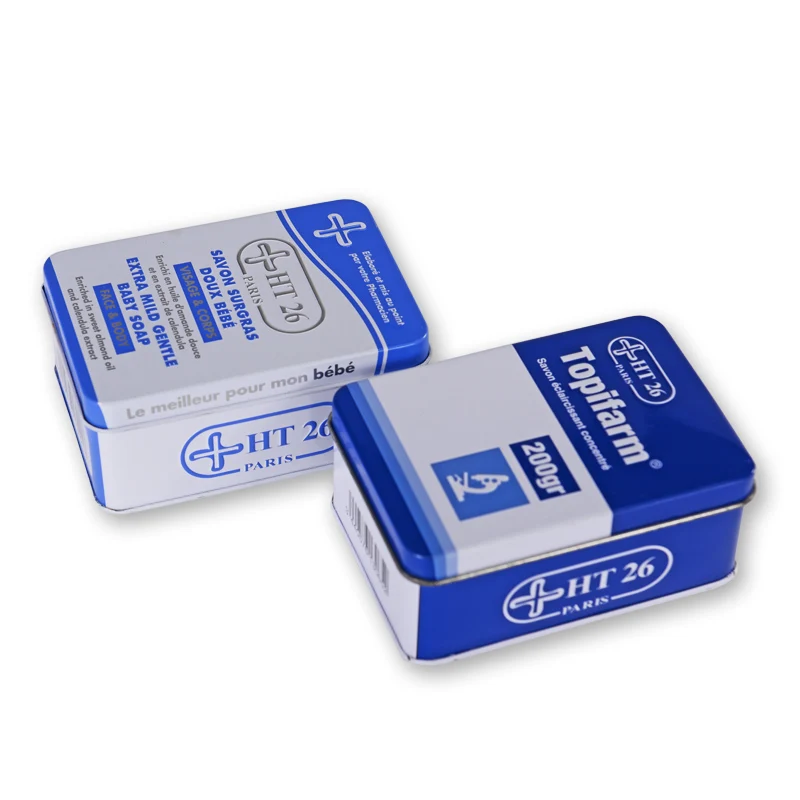 Hot Sale Metal Rectangular Tinbox With Hinged Lid Wholesale
