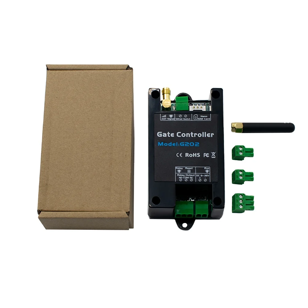 GSM G202 Gate Controller Single Relay Switch for Sliding Swing Garage Gate Opener Replace RTU5024