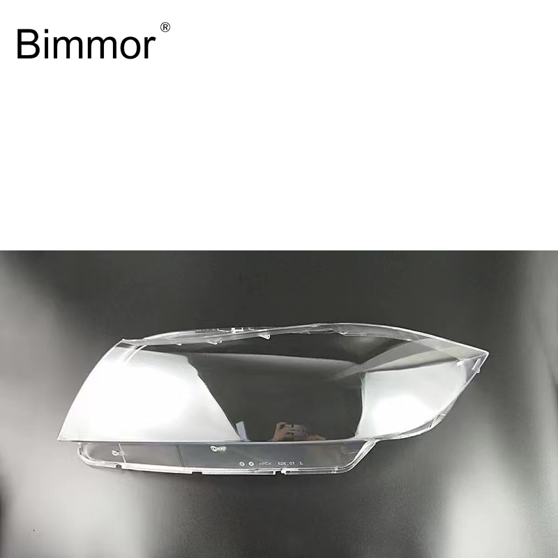 Bimmor Headlight Auto Plastic Headlamp Transparent Glass Cover Lens For