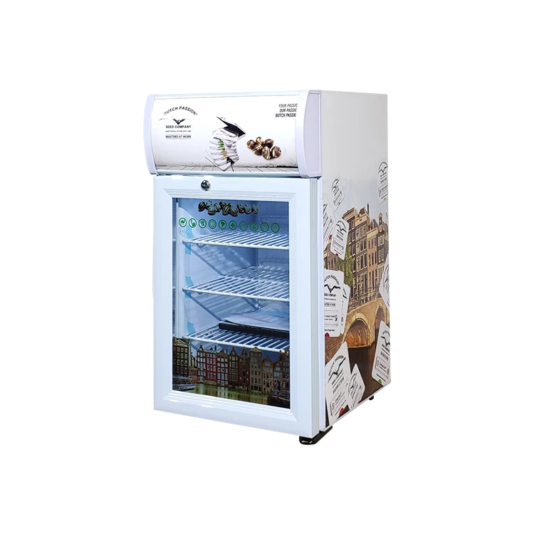 MEISDA ディスプレイクーラー ミニ飲料ディスプレイ冷蔵庫ガラスドア