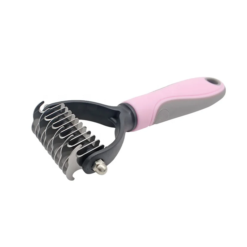 Dematting Deshedding Pet Hair Remover Dogs Brush Cat Comb For Pets