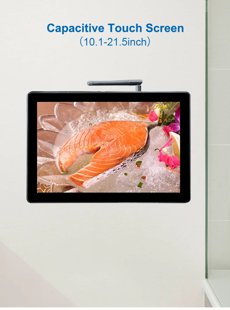 Small Size All In One Computers Indoor Wall Mount Capacitive LCD Touch Screen Window System Industrial Computer