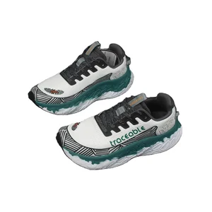 High Elasticity Unisex Outdoor Trail Running Shoes Mesh Breathable Wide Thick Sole Shock Absorption Anti-Slip Wear-Resistant