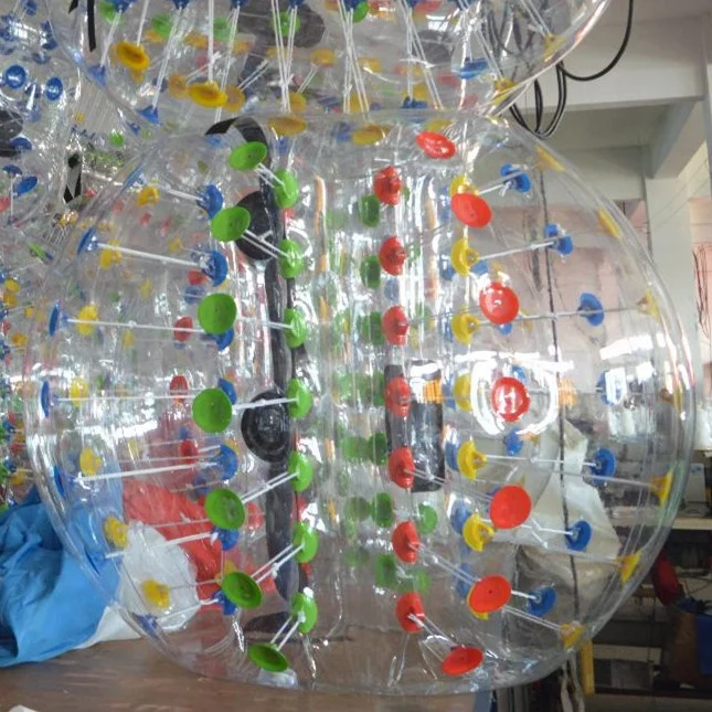 Гигантский пузырьковый шар в красочные точки ПВХ бампер для взрослых горячая Распродажа