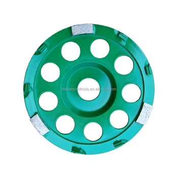 NEW Style 125x22.23 mm  PCD Cup Wheel  with 6pcs PCD for Epoxy Painting Glue Floor