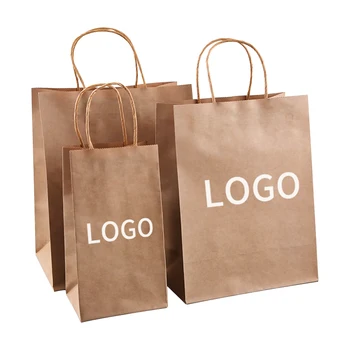 BTO China Supplier Customized Factory Custom Craft Paper Bag With Twisted Handles