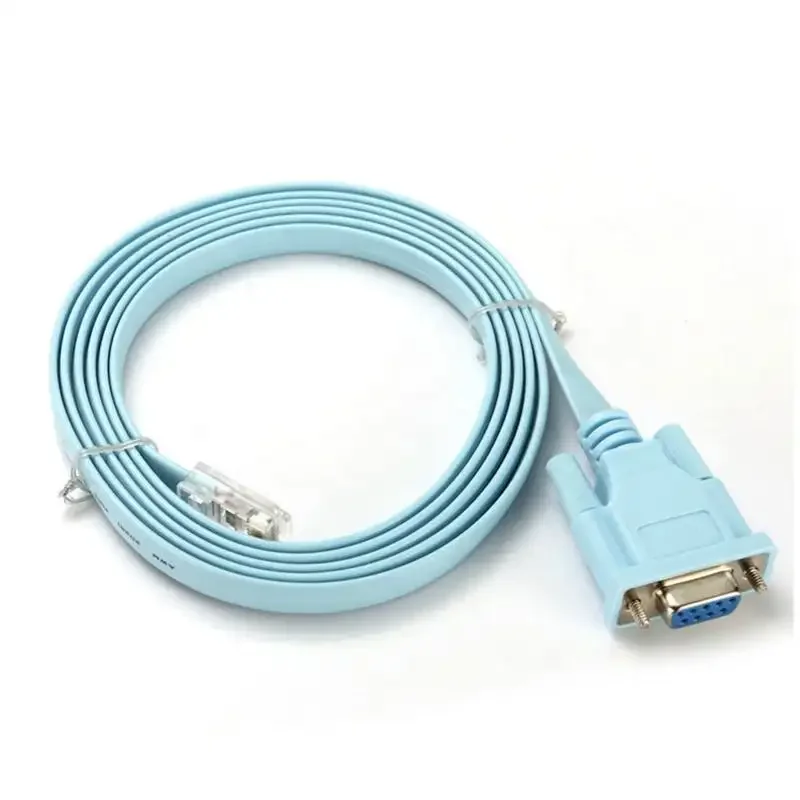 Oem Db9 To Rj45 Console Tinned Copper Braid Cable Blue Standard Stock ...