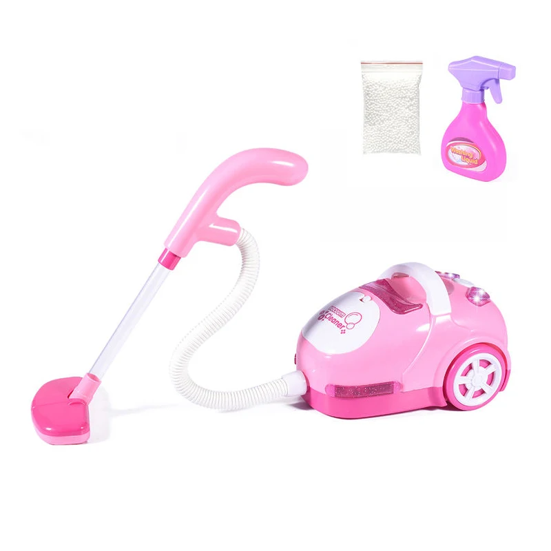 Детские ролевые игры B/O Пылесос игрушка чистым инструментом игрушка комплект ролевая игра бытовые чистящие средства набор игрушек