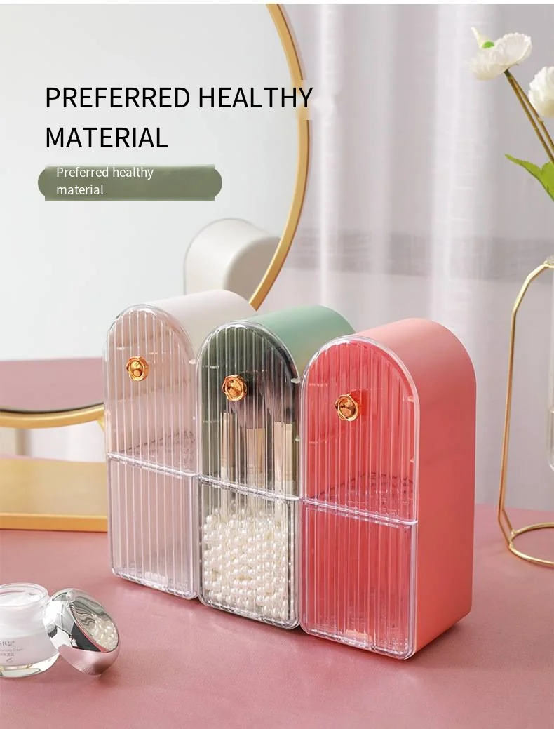 Dustproof makeup brush Eyebrow pencil storage box ins beauty brush tube desktop lipstick organizer box details