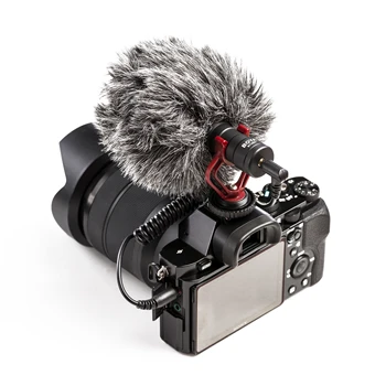 BOYA BY-MM1 Compact On-Camera Video Microphone Recording Interview Microphone for Smartphone DJI Osmo DSLR detail image