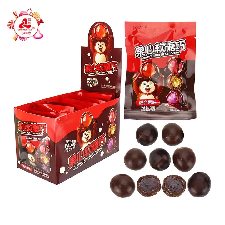 Chocolate gummy