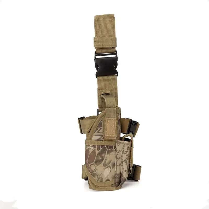 Tactical Drop Leg Holster Adjustable Drop Leg Platform Molle Module Universal Bag for Right Leg
