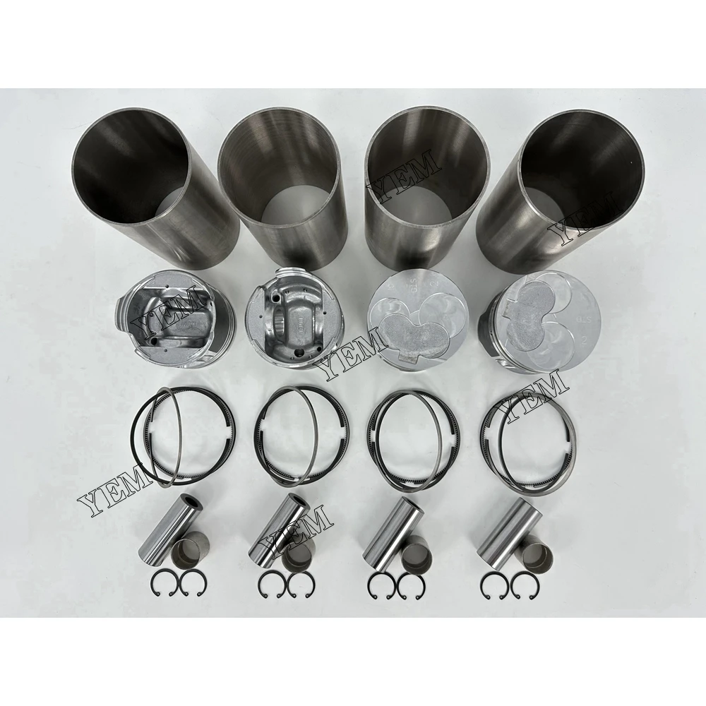 Engine Liner Kit With Cylinder Sleeve Pistons Rings Set Fit for Toyota 5L