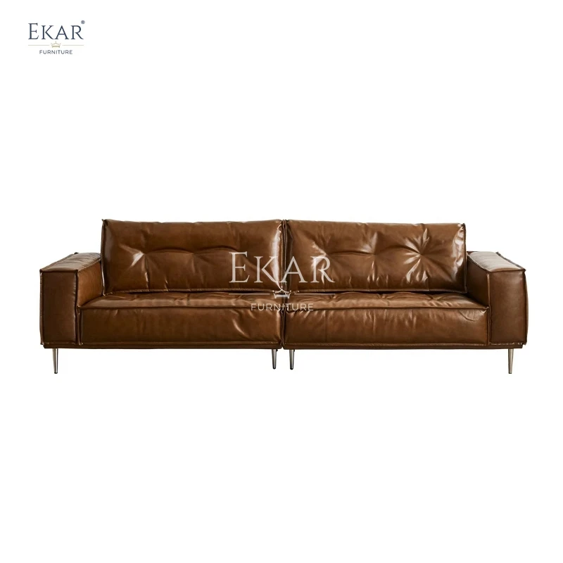 product new design ekar modern living room furniture imported oil wax leather russian larch wood sofa-64