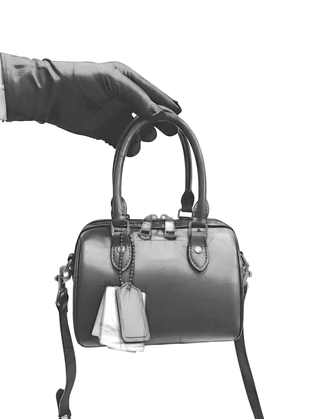 Women’s High-end Light Luxury Urban Minimalism Solid Color Tote Bag Large Capacity Commuting Genuine Leather Zipper Cotton