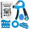 Five-piece hand grip counter set