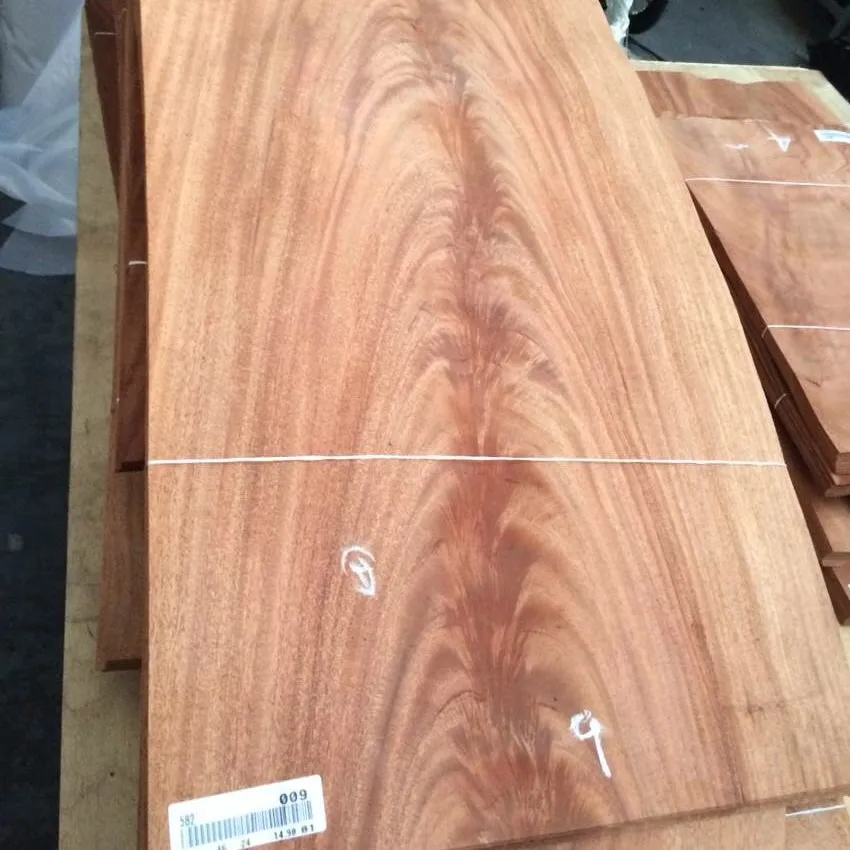 Wholesale Natural Wood Veneer African Mahogany Crotch Veneer High