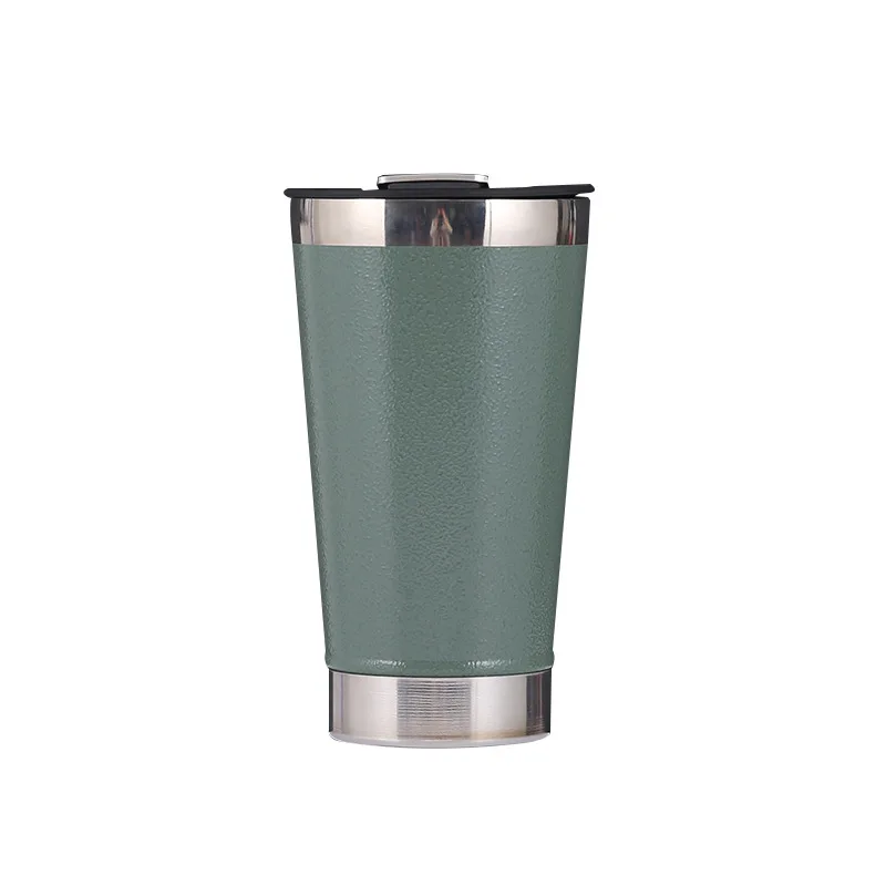 473 ml Gift Use Custom logo Thermal Stainless Steel Tumbler Cup with Beer Opener Wine Glass Insulated Cup or Mugs Milk Tea Cup