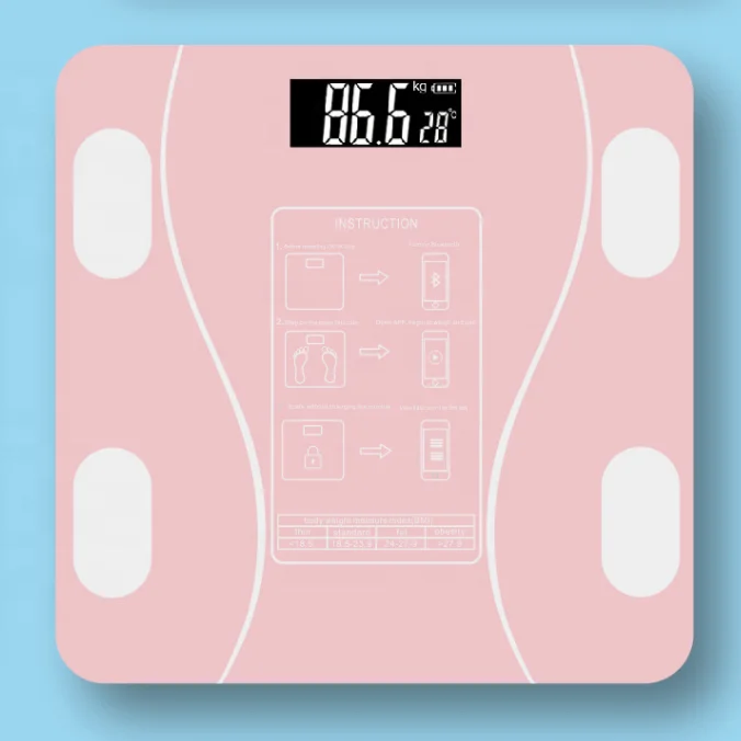 Smart Composition Monitor Wireless Bmi Bluetooth Digital Health Weighing Body Fat Scale
