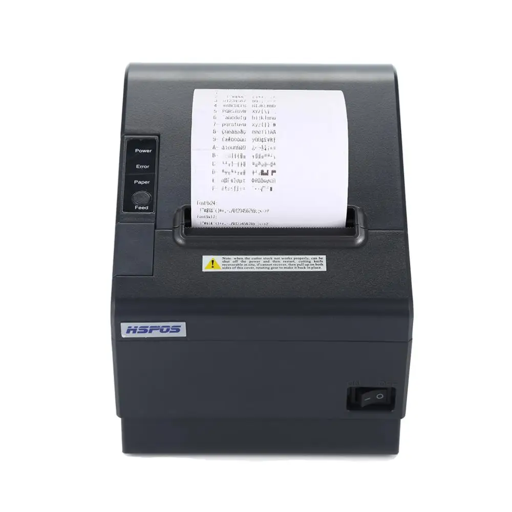 80mm Desktop HS-802UWB Pos Machine for Supermarket Restaurant Printing Receipt Paper Thermal Printer