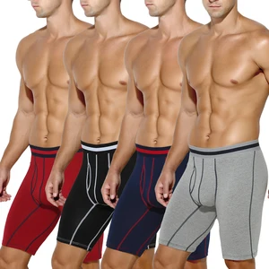 AK Men's Long Underwear Mens High Quality Cotton Open Front Underwear Boxers for Men Brand High Quality Heavy Cotton Material