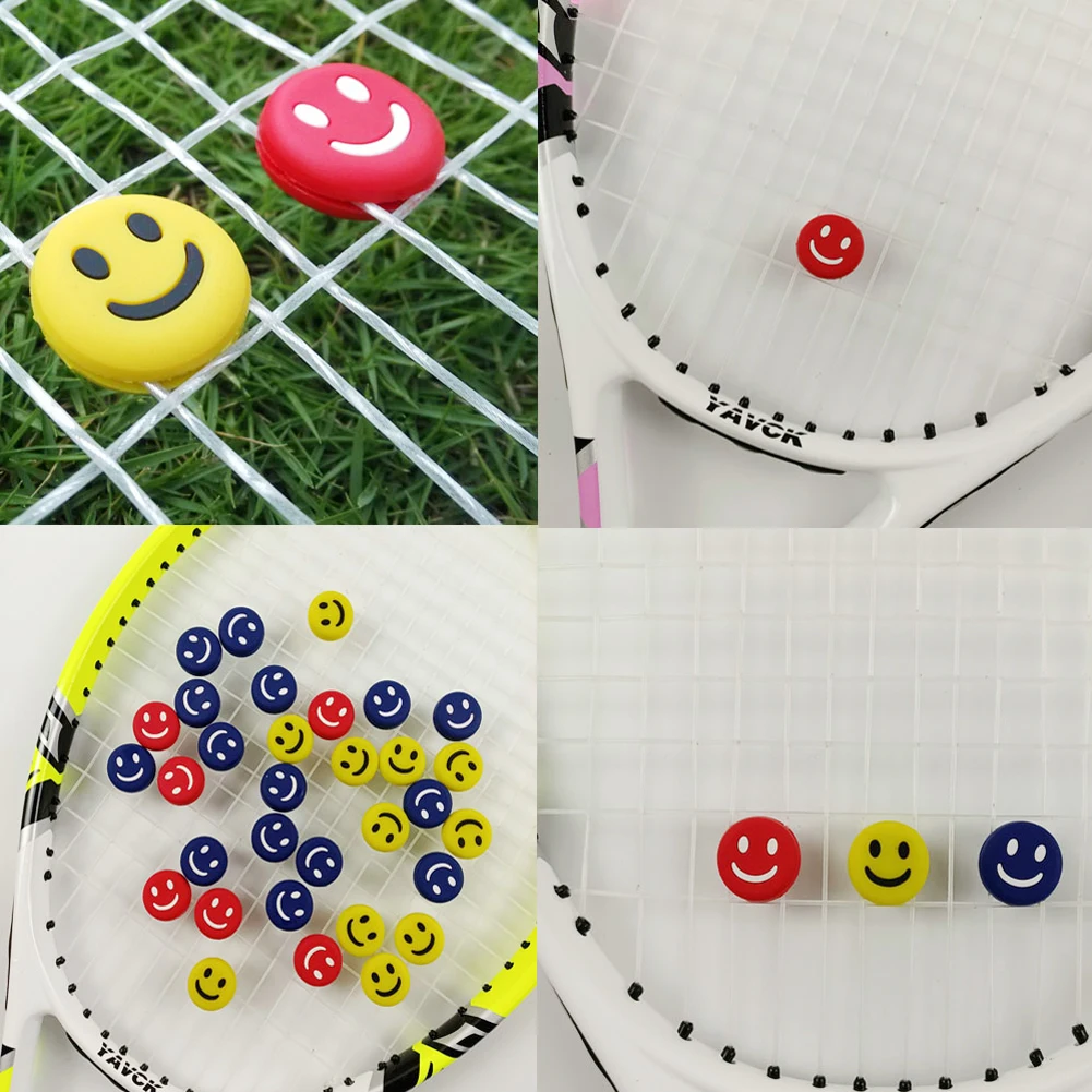 Customized Shape Logo High Quality Soft Tennis Racquet Vibration
