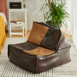 Wholesale American Living Room Sofa Set Furniture Waterproof PU Leather Giant Bean Bag Chair NO 2