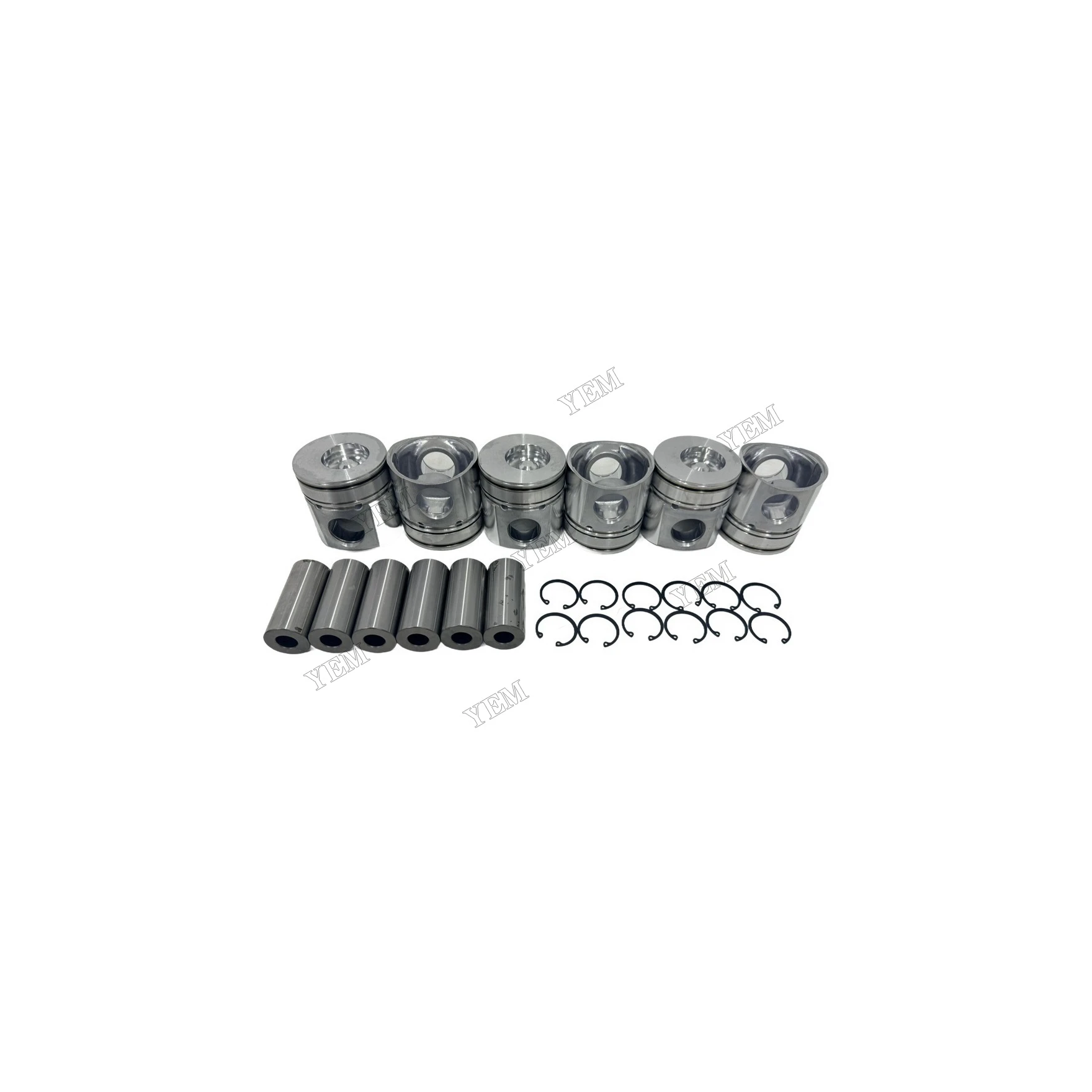 6D102 Piston Kits Fits for Komatsu Engine Parts With Warranty