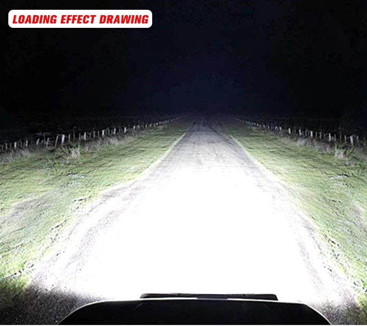 Hot Sales 51w Working Light Flood Spot Beam Work Product Round 7inch Led Worklight 4