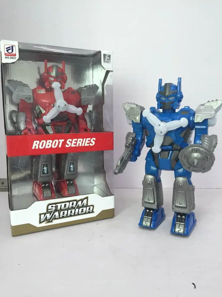 DF Storm Warrior Battery Operation Robot Electronic Educational Robot Toys for Boys Best Toy 360 Rotating Robot 	toys for Boys