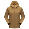 Veste softshell en peau de requin-kaki