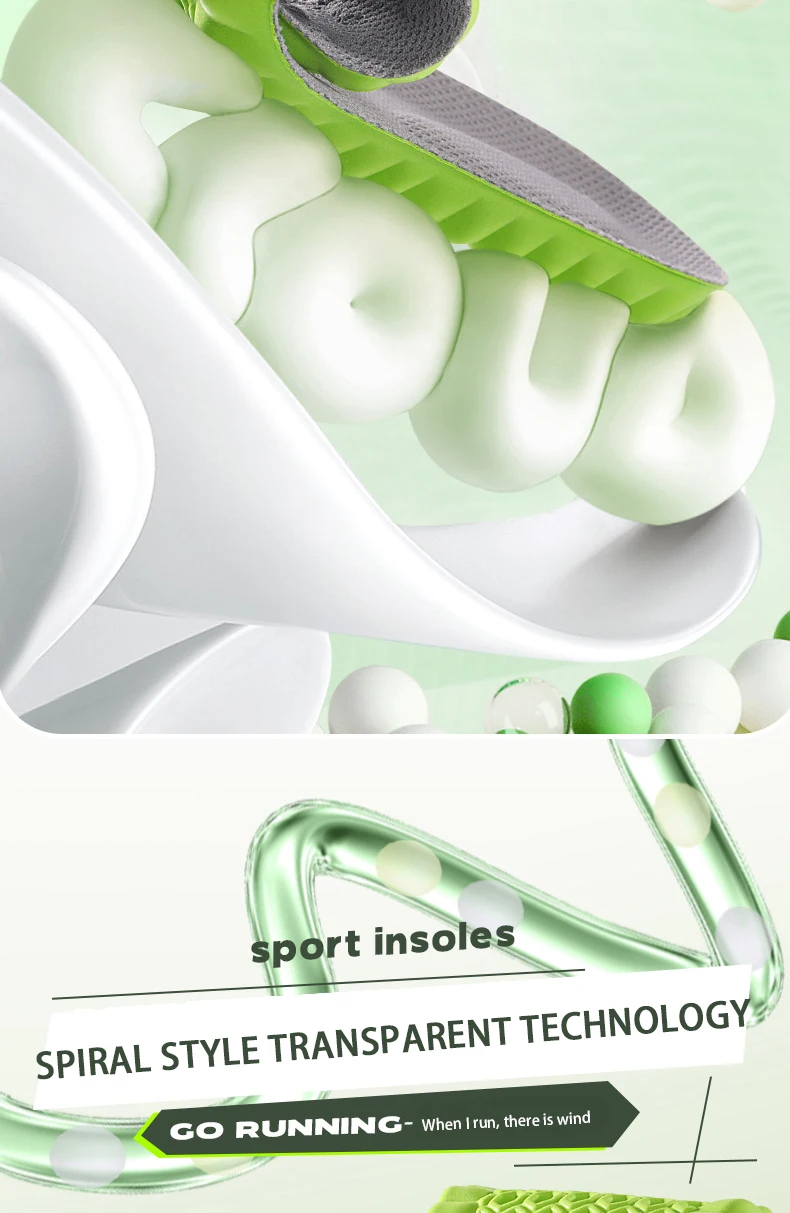 Shock Absorbing Insoles Soft Breathable Ventilation Pads