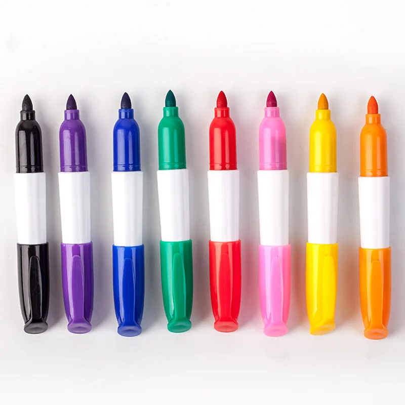 Специальный милый дизайн с портативным зажимом для ручки рекламный сухой стираемый мини маркер для белой доски