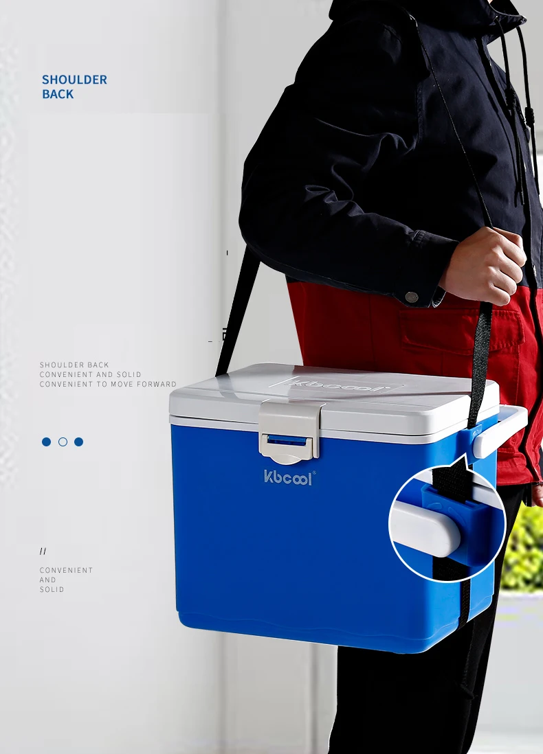 15L Portable Outdoor Cooler Ice Carrier for Medical Cold Chain