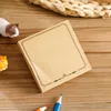 Caja grande de papel kraft amarillo