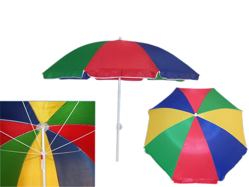 4 Color Combination Beach Umbrella