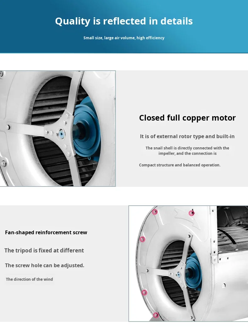 Centrifugal Fan, 1-Year, 380 V, Corded Electric - detail 18