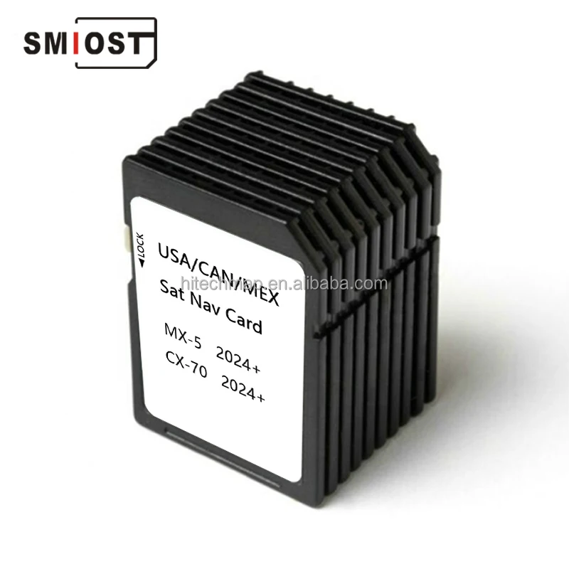 SMIOST for Mazda Android Memory Cards Map Car Navigation GPS Nav Sat for Memorial Card SD CID KR9D 66 16GB USA
