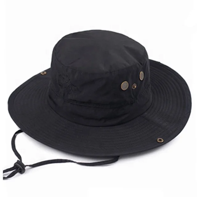 mens black hat with red brim