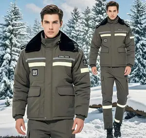 Custom Wholesale Multi-Functional Breathable Flame Retardant Workwear Uniform Suit with Anti-Static Pocket Double Safe Design