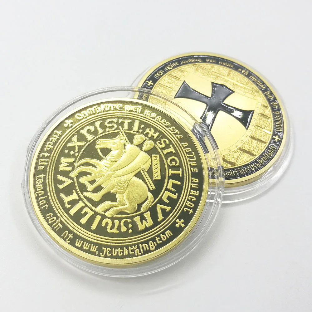 Custom Souvenir Commemorative Knights Templar Cross Coin
