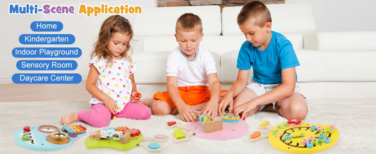 Caterpillar Activity Wall Panels For Toddler Sensory Wall Toy 12