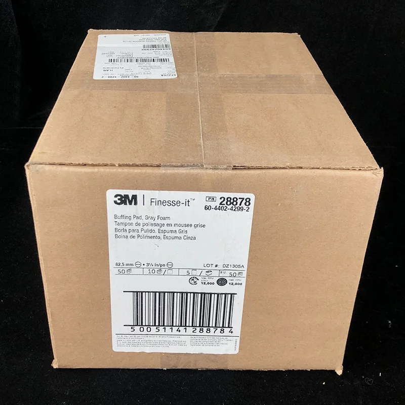 ぼた 3M 28878 車磨きパッド バフパッド 6インチ パープル カーケアパッド