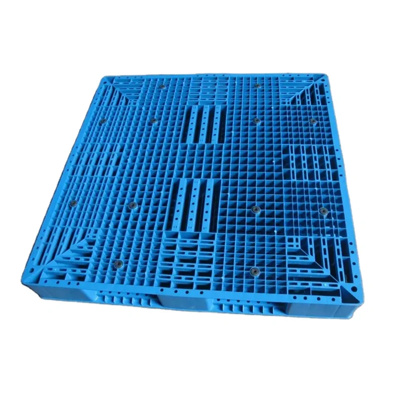 HDPE plastic full size pallet six runner double deck  full perimeter pallet price