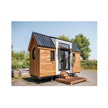 Luxury Modern Tiny Wooden Prefab House Two Storey Container Prefabricated Home Buildings Cabins Hotel Apartment Villa