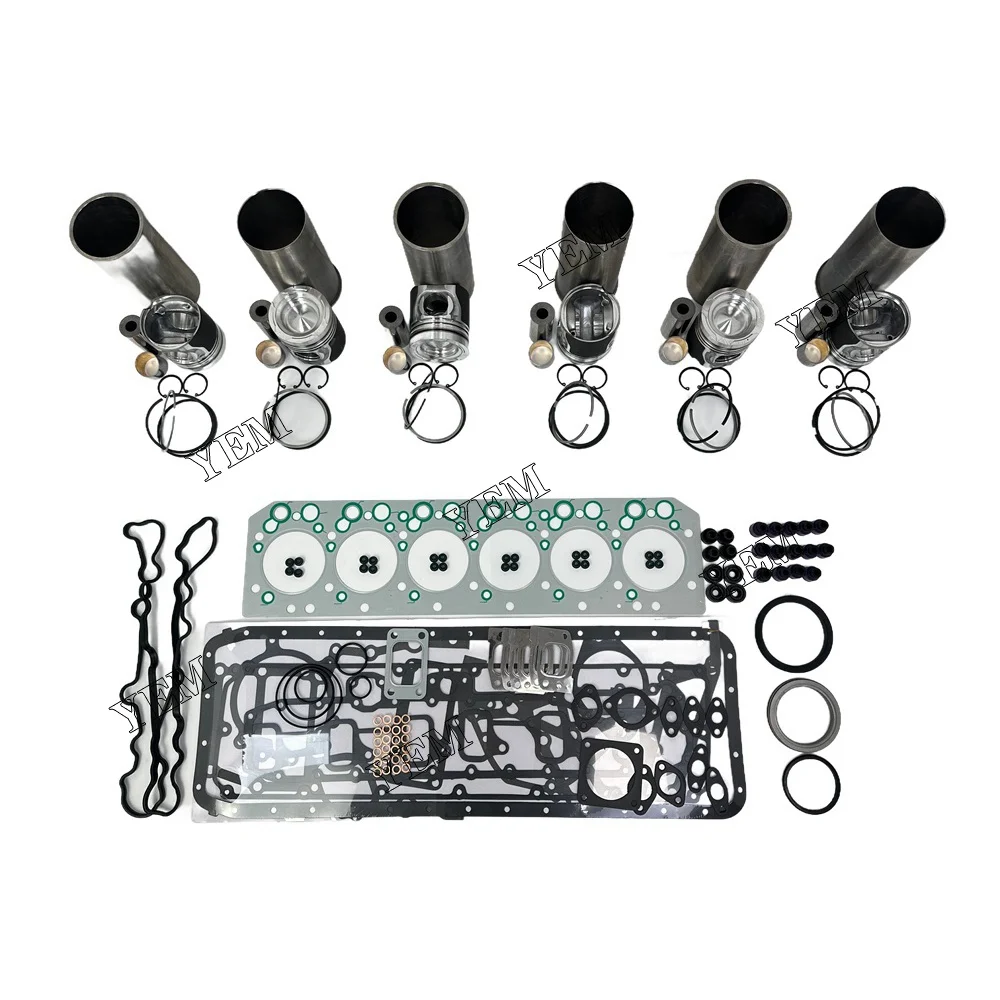 Overhaul Kit With Gasket Set Fit for Doosan Develon DL06 Engine 5