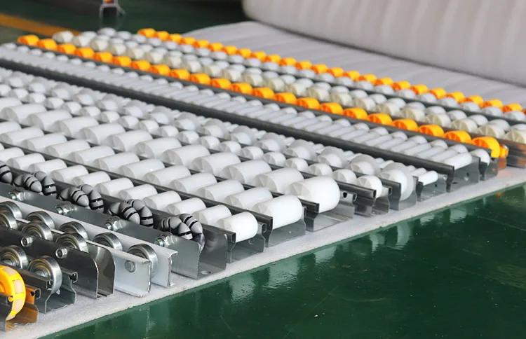 Roller Track Pipe Rack System Flow Roller Rack Assemble Aluminum Flow Rails for Shelf