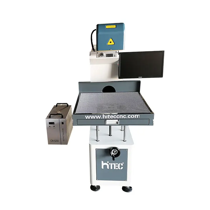 HITEC CNC Large Scale Jeans 3D Dynamic Synrad CO2 100W Laser Marking Machine