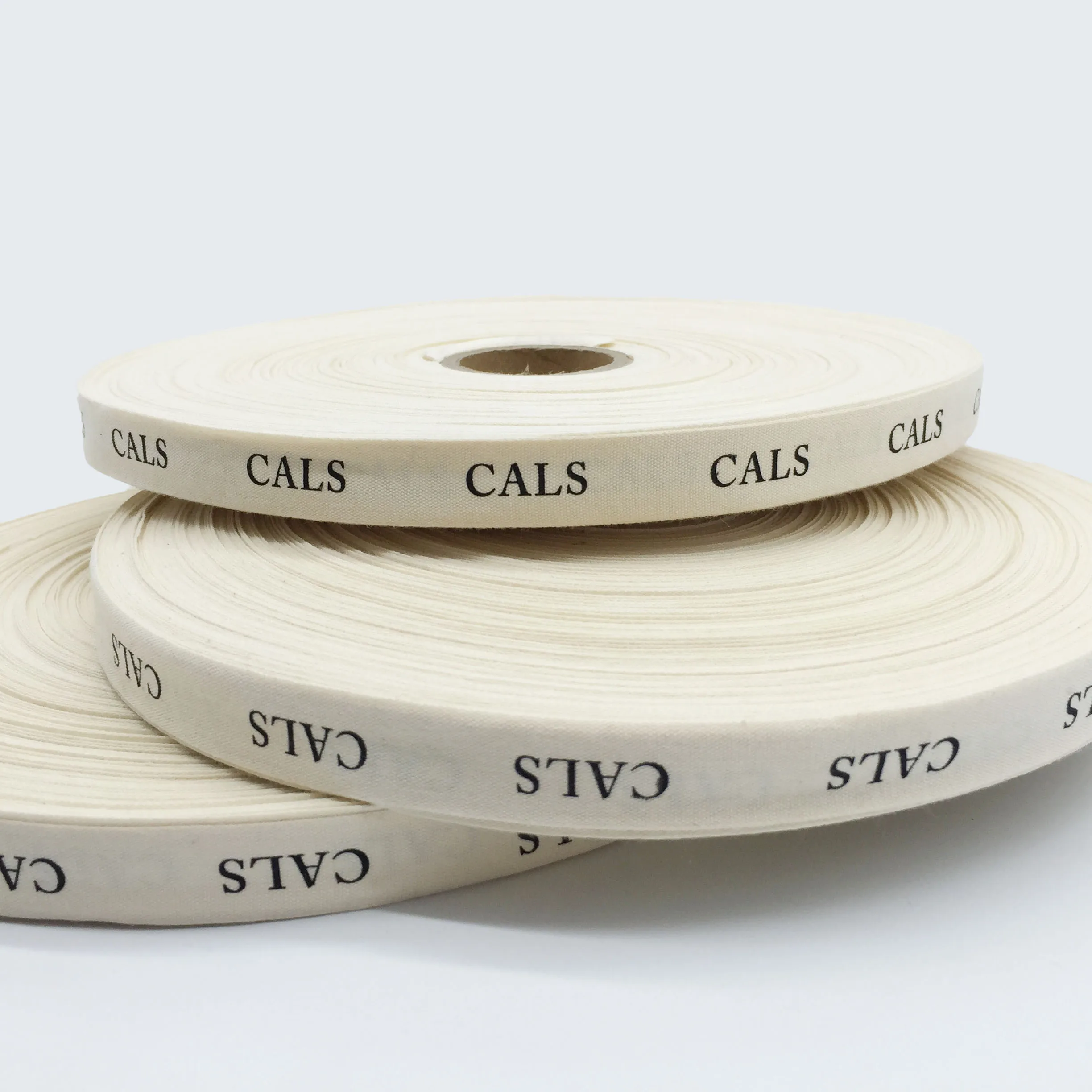 Eco-friendly Custom Printed Organic Cotton Ribbons