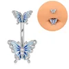 Navel ring 10mm-Silver